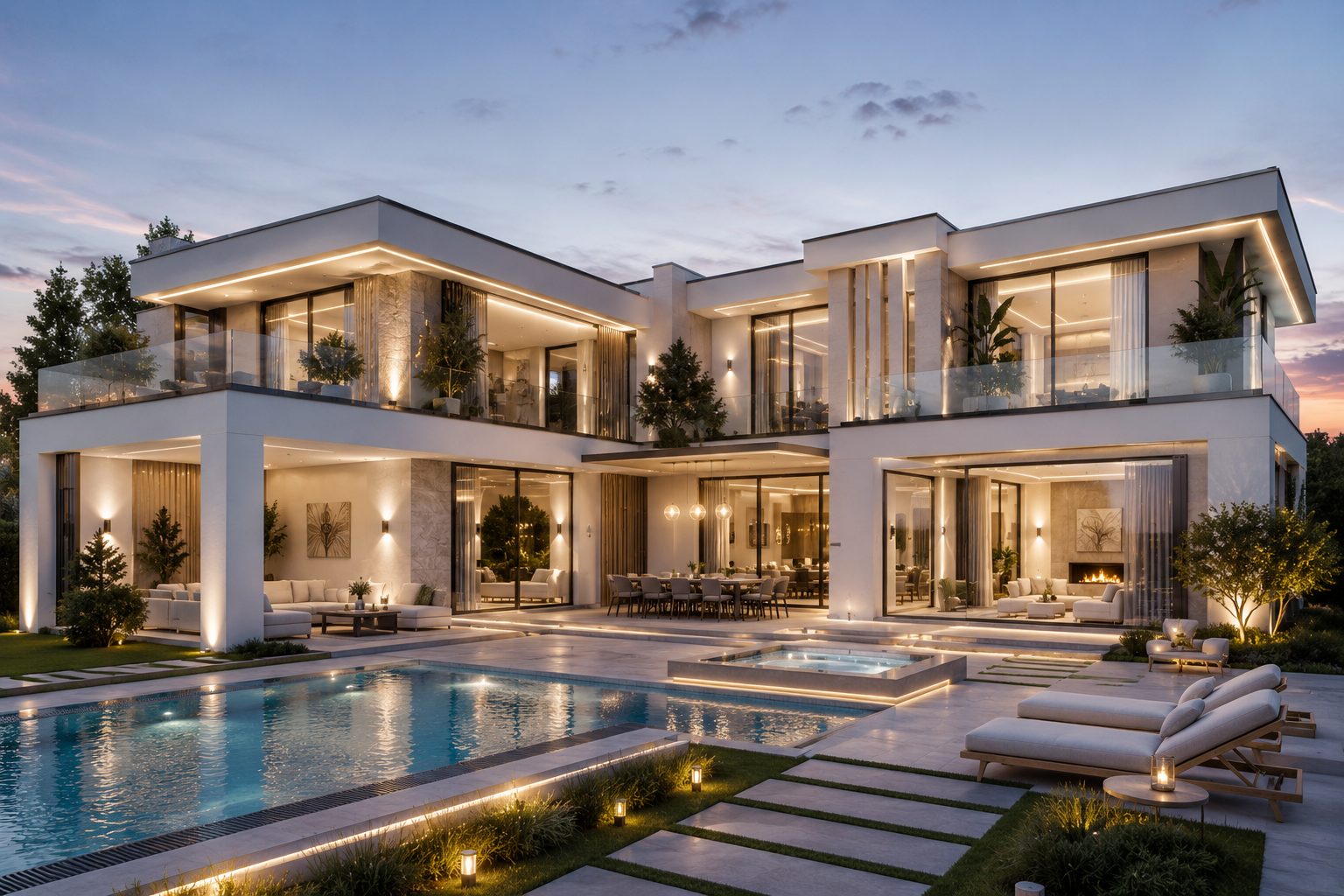 Modern villa iç mekan